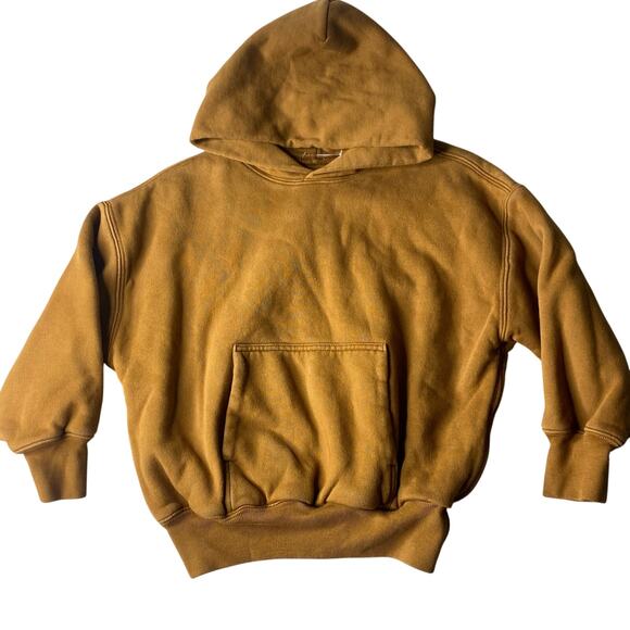 Gap × Yeezy Yeezy x Gap Kids Pullover Perfect Hoodie in Brown Size Small 6/7 Kid - Picture 1 of 8